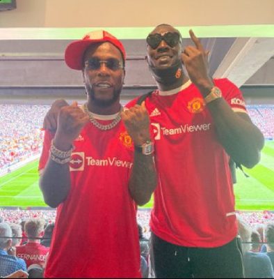 Pogba And Burna Boy Do Focus Dance After Manchester Utd Win (Photos, Video)  %Post Title