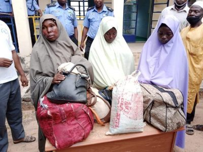 Katsina Police Arrest Three Women Concealing Petrol In Bags For Bandits (Video)  %Post Title