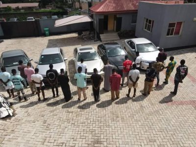 EFCC Arrests 22 Suspected Yahoo Boys In Ogbomoso  %Post Title