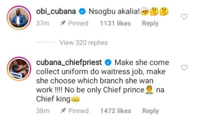 Obi Cubana & Cubana Chief Priest Reacts As Lady Tattoos Their Names On Her Back  %Post Title