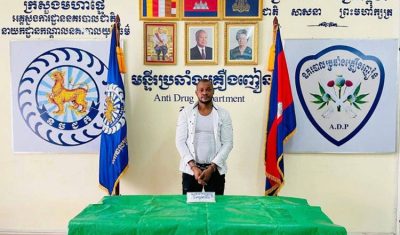 Nigerian Man Arrested For Drug Trafficking In Cambodia  %Post Title