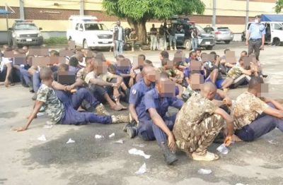 Police Arrest 108 Naval Impersonators In Lagos  %Post Title