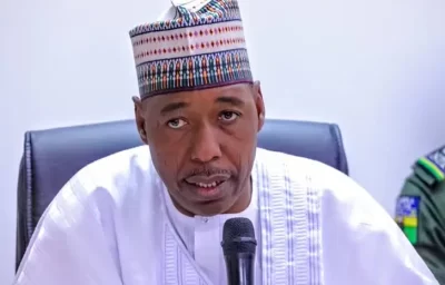 We Found Names Of Babies In Borno Payroll – Zulum  %Post Title