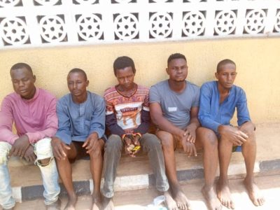 Five suspected kidnappers terrorising Ogun community nabbed  %Post Title