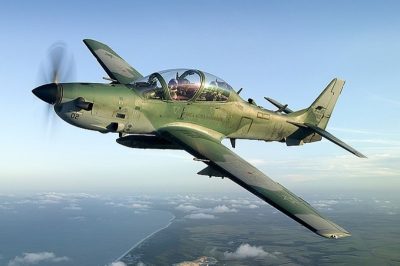 Super Tucano aircraft destroy ISWAP armoury, training bases in Lake Chad  %Post Title