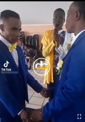 Video of a gay man crying uncontrollably at his wedding goes viral  %Post Title