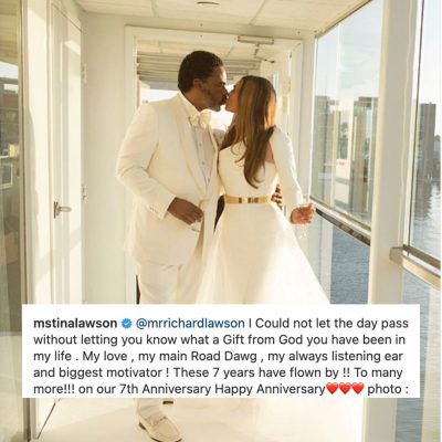 Beyonce’s Mother, Tina Lawson, Celebrates 7th Year Marriage Anniversary  %Post Title