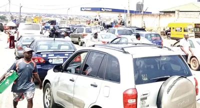 Fuel scarcity worsens, black market booms at N300/litre  %Post Title