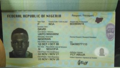 JUST IN: Passport details of boy in Ekweremadu’s “organ harvesting” saga emerge  %Post Title