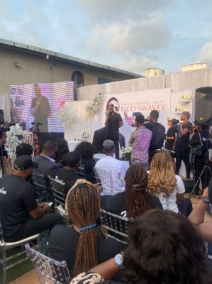 PHOTOS: BBNaija Stars, Friends Pay Tribute To Rico Swavey At Service Of Songs %Post Title